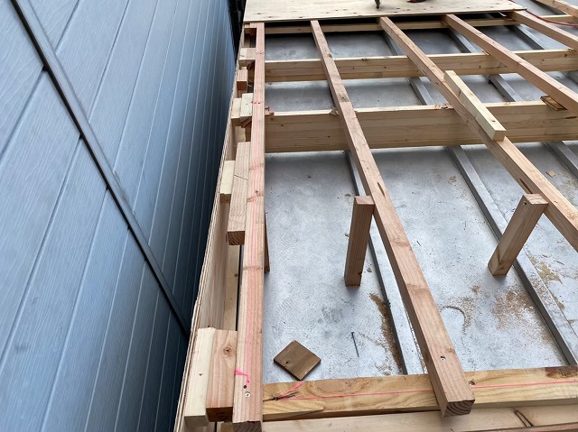 葺き替え工事かさ上げ